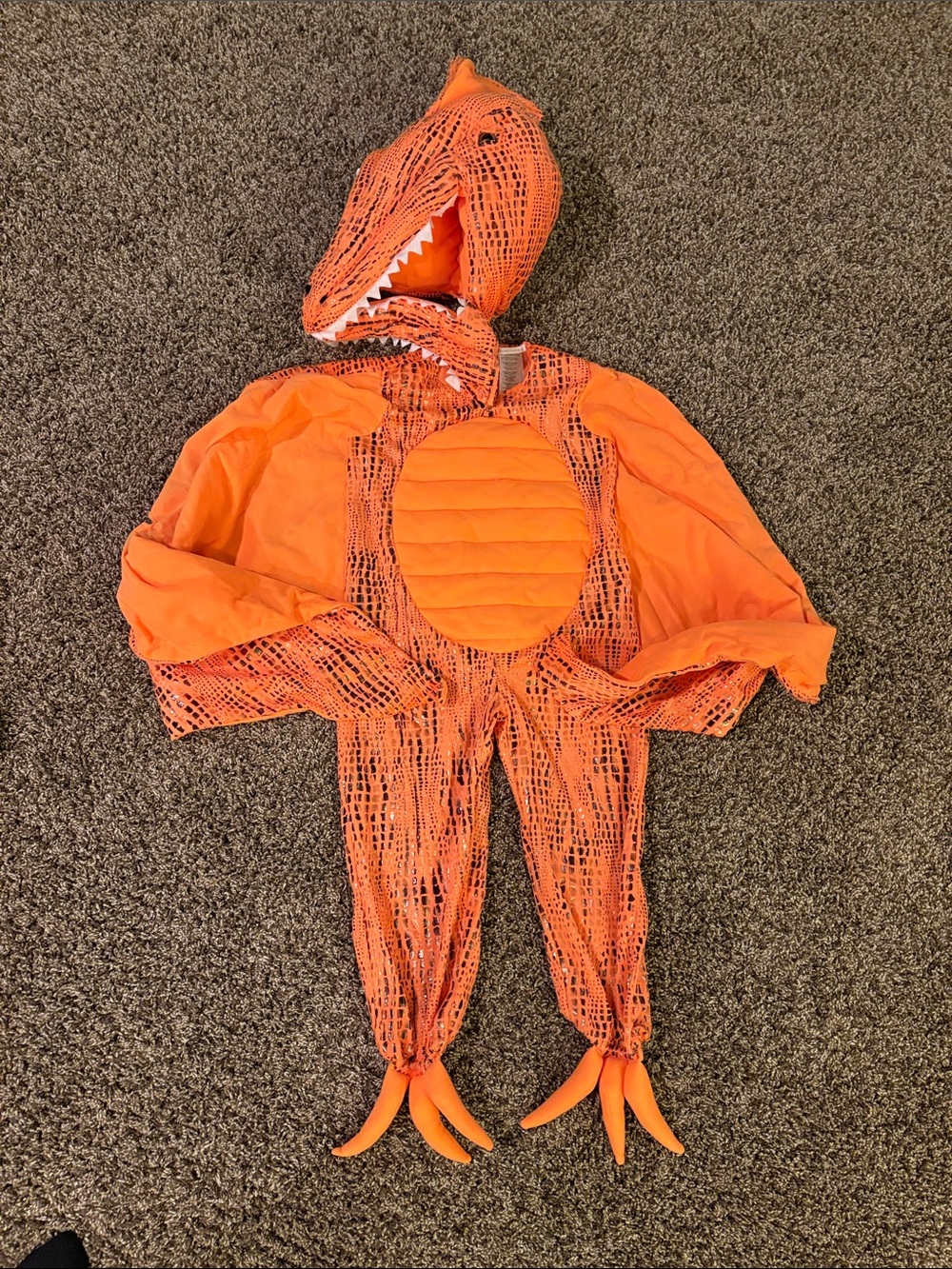 Pottery Barn Light-Up Pterodactyl Halloween Costume  size 4-6